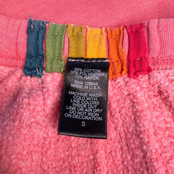 Aviator Nation Bolt Embroidery Classic Cropped Crew and 6 Stripe Sweatpants Set - Picture 10 of 17